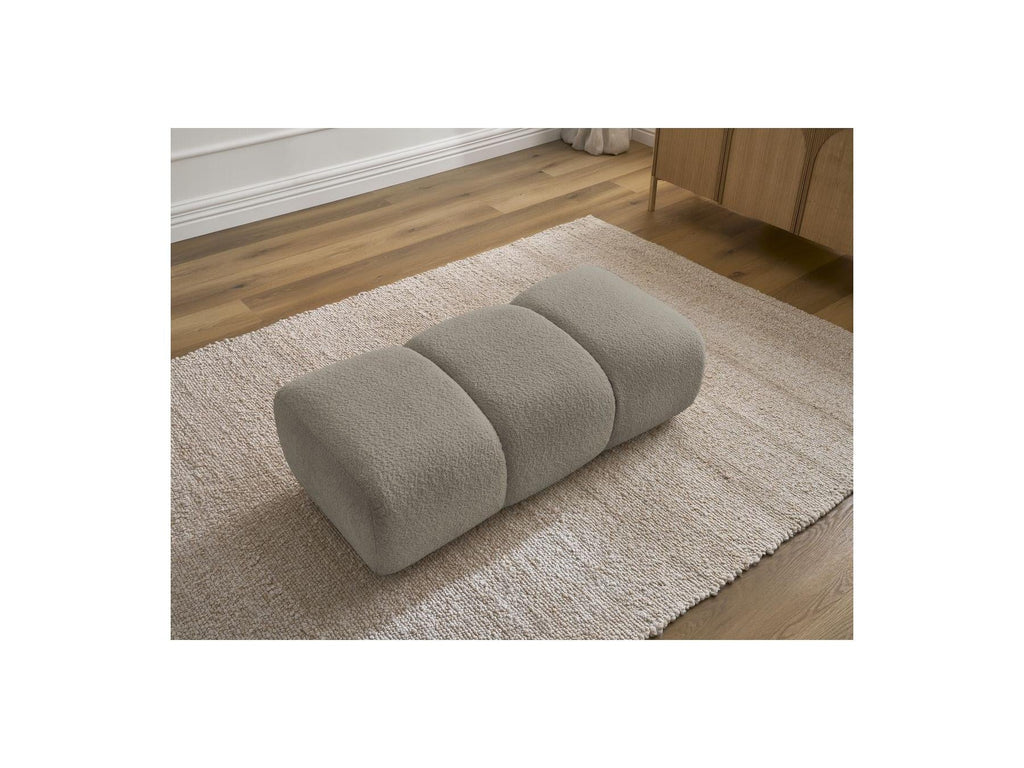 Pamira - Pouf - Tissu Bouclette