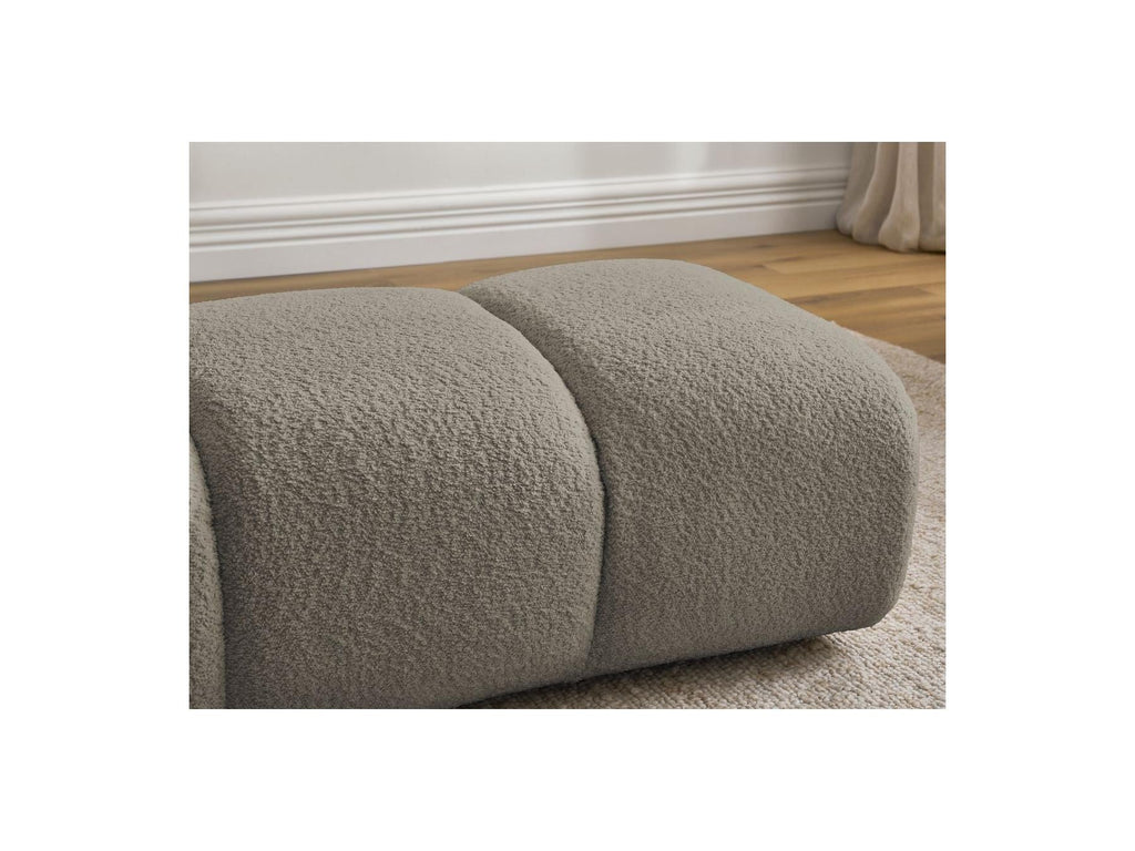 Pamira - Pouf - Tissu Bouclette