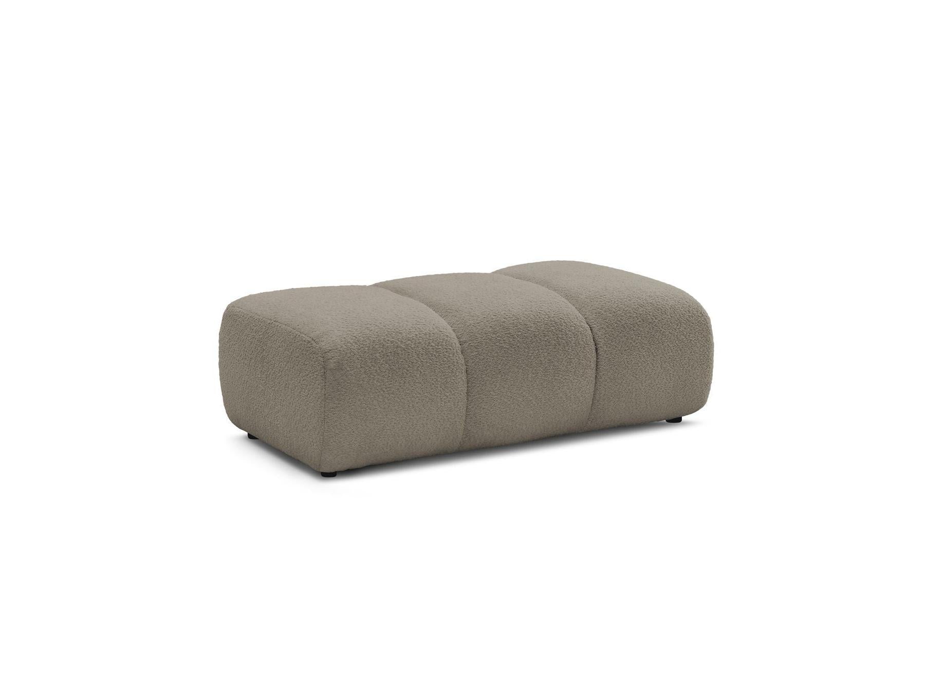 Pamira - Pouf - Tissu Bouclette