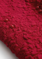 Pull Gaufré Jumper Pa - Rouge