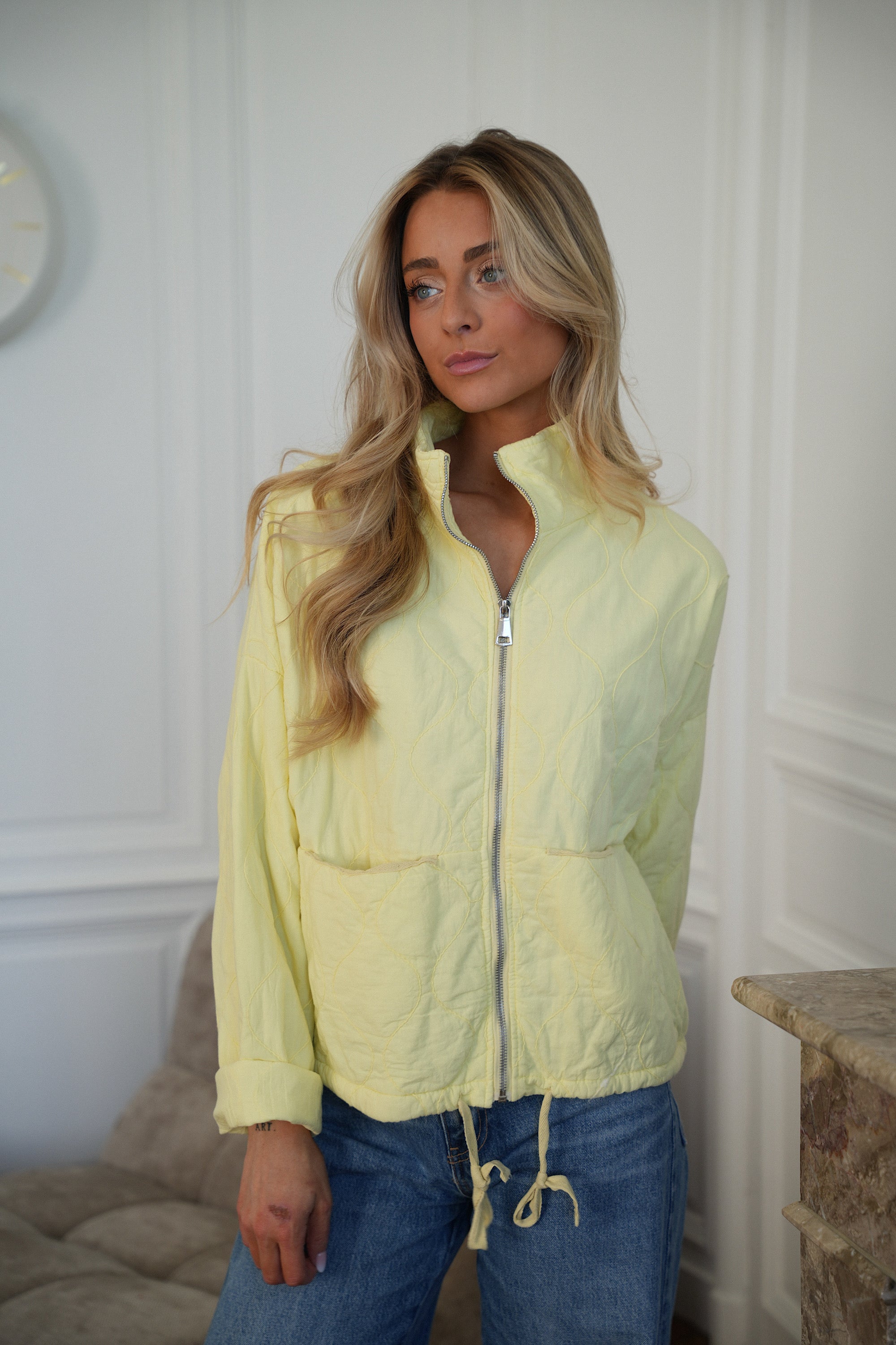Veste Zippée Tressia - Jaune
