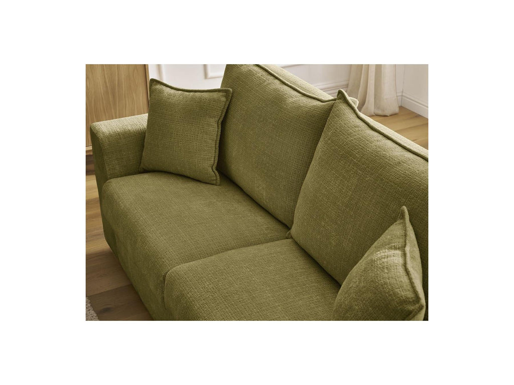 Augustin - Canapé Droit Convertible Ouverture Express - Tissu Texturé