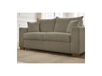 Augustin - Canapé Droit Convertible Ouverture Express - Tissu Texturé