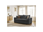Augustin - Canapé Droit Convertible Ouverture Express - Tissu Texturé