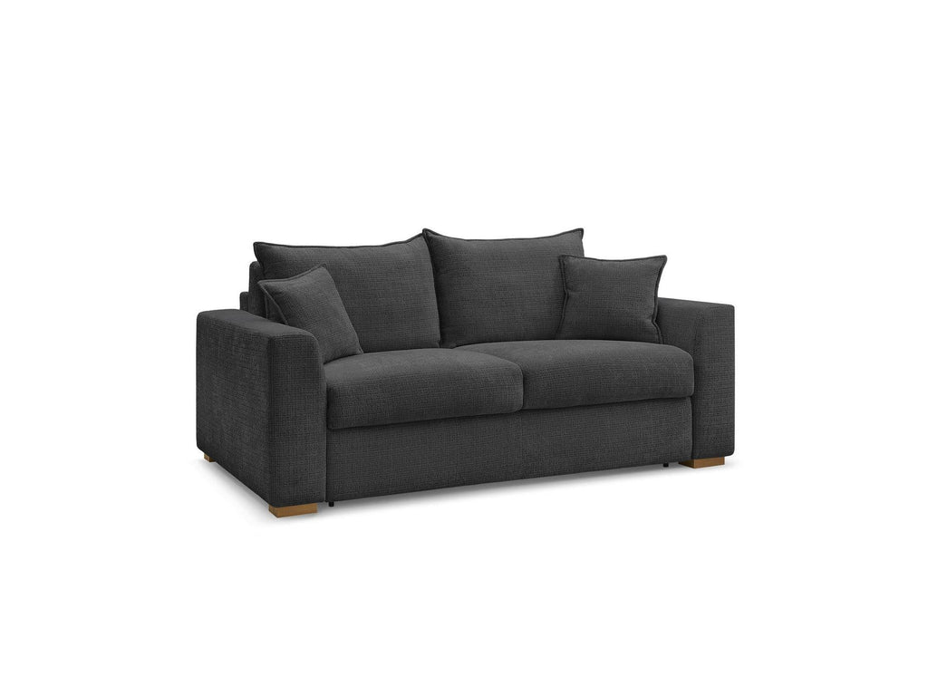 Augustin - Canapé Droit Convertible Ouverture Express - Tissu Texturé
