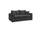 Augustin - Canapé Droit Convertible Ouverture Express - Tissu Texturé