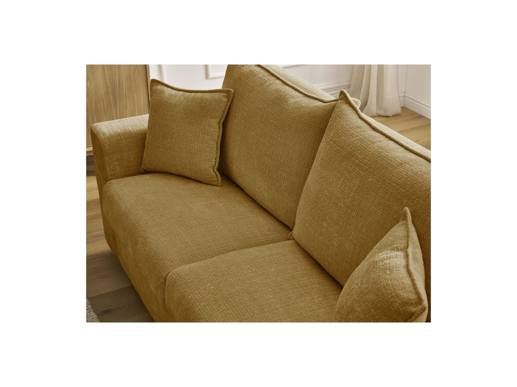 Augustin - Canapé Droit Convertible Ouverture Express - Tissu Texturé