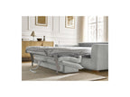 Augustin - Canapé Droit Convertible Ouverture Express - Tissu Texturé