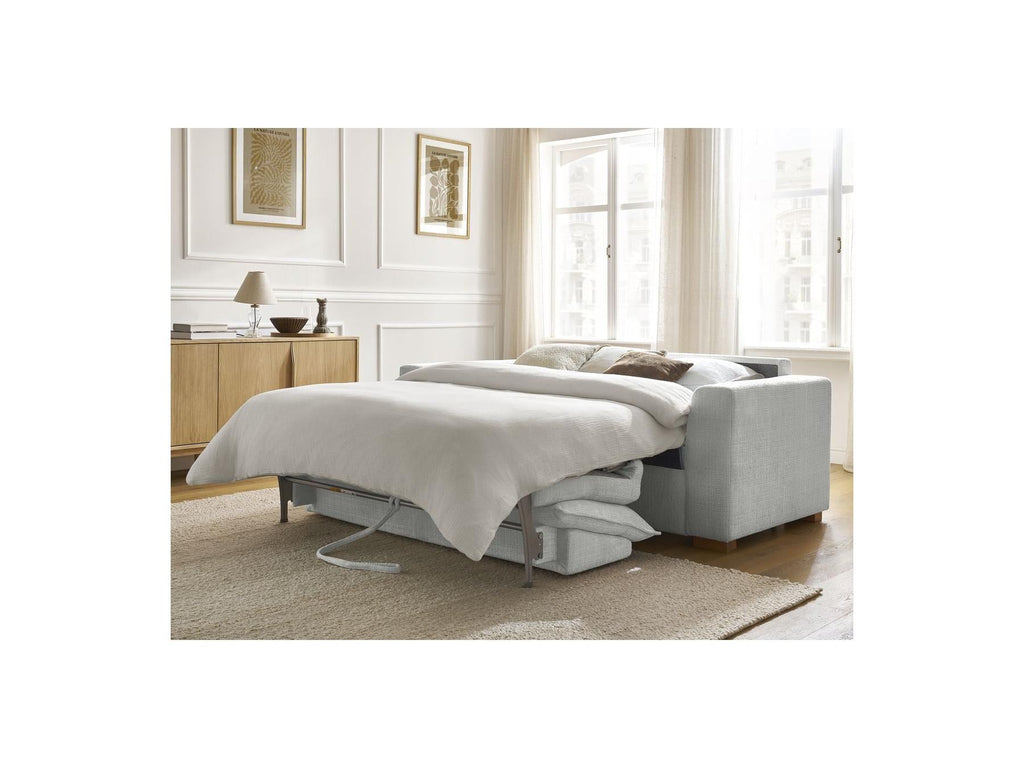 Augustin - Canapé Droit Convertible Ouverture Express - Tissu Texturé