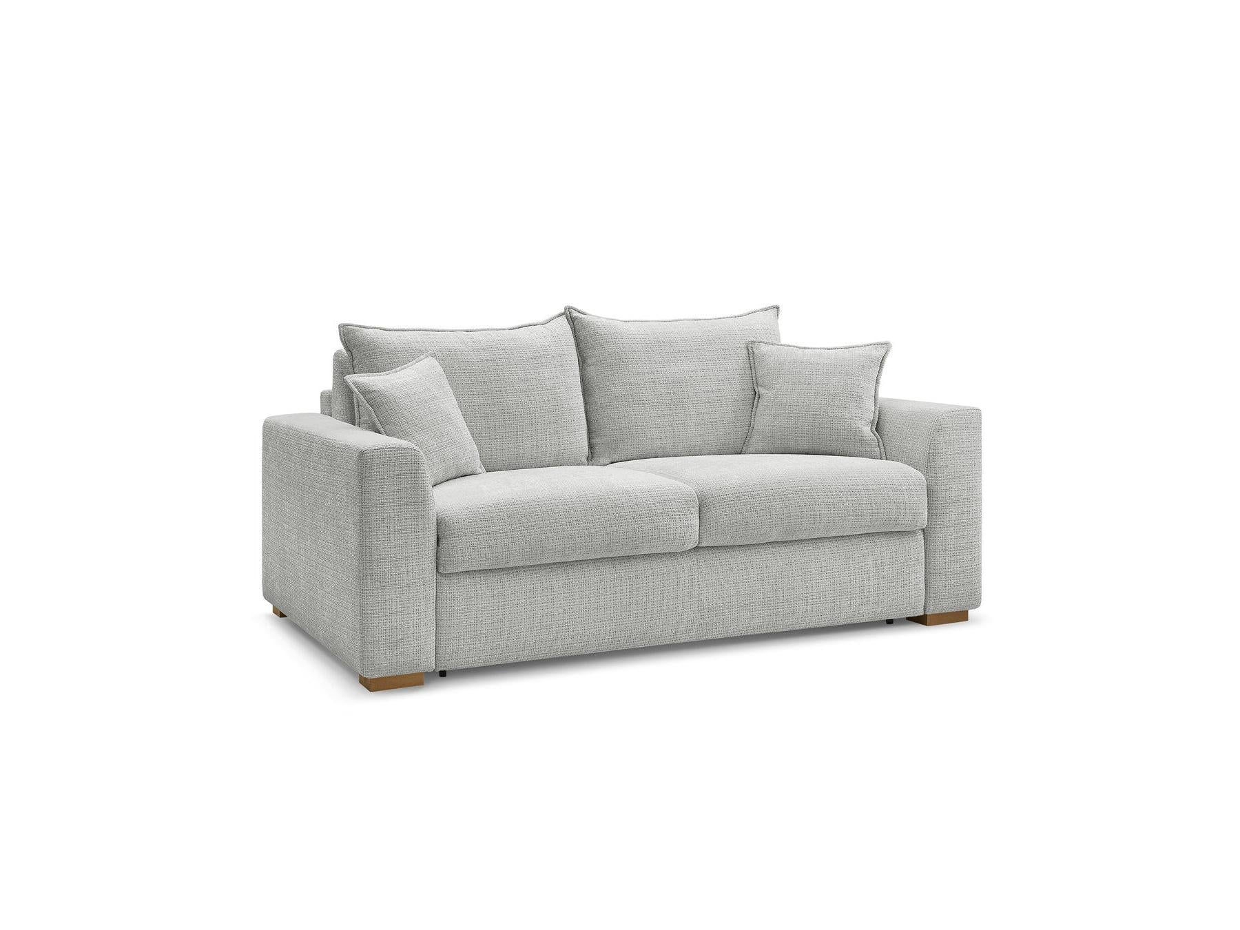 Augustin - Canapé Droit Convertible Ouverture Express - Tissu Texturé