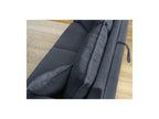 Augustin - Canapé Droit Convertible Ouverture Express - Tissu Texturé