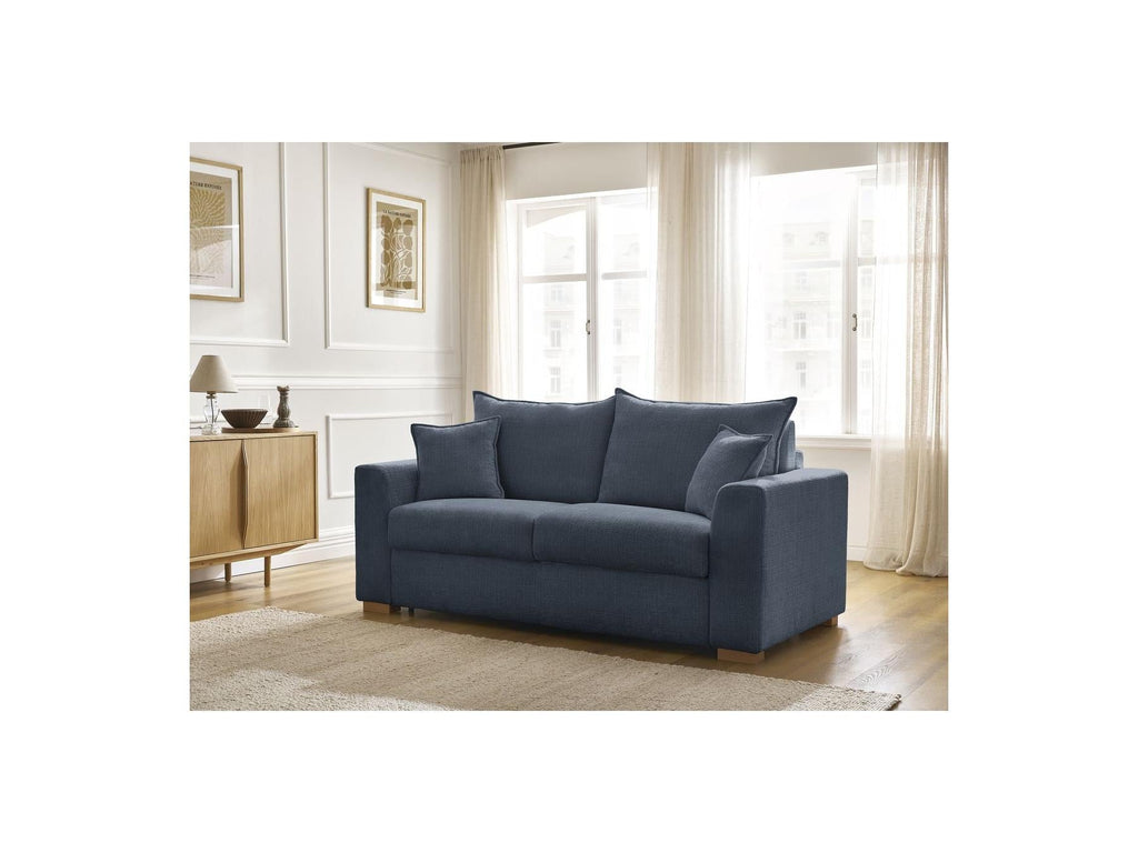 Augustin - Canapé Droit Convertible Ouverture Express - Tissu Texturé