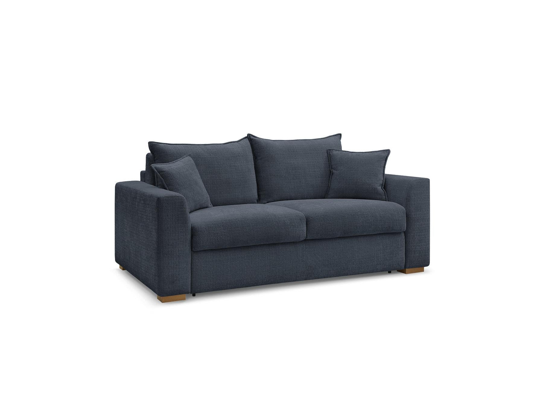 Augustin - Canapé Droit Convertible Ouverture Express - Tissu Texturé