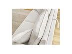 Augustin - Canapé Droit Convertible Ouverture Express - Tissu Texturé