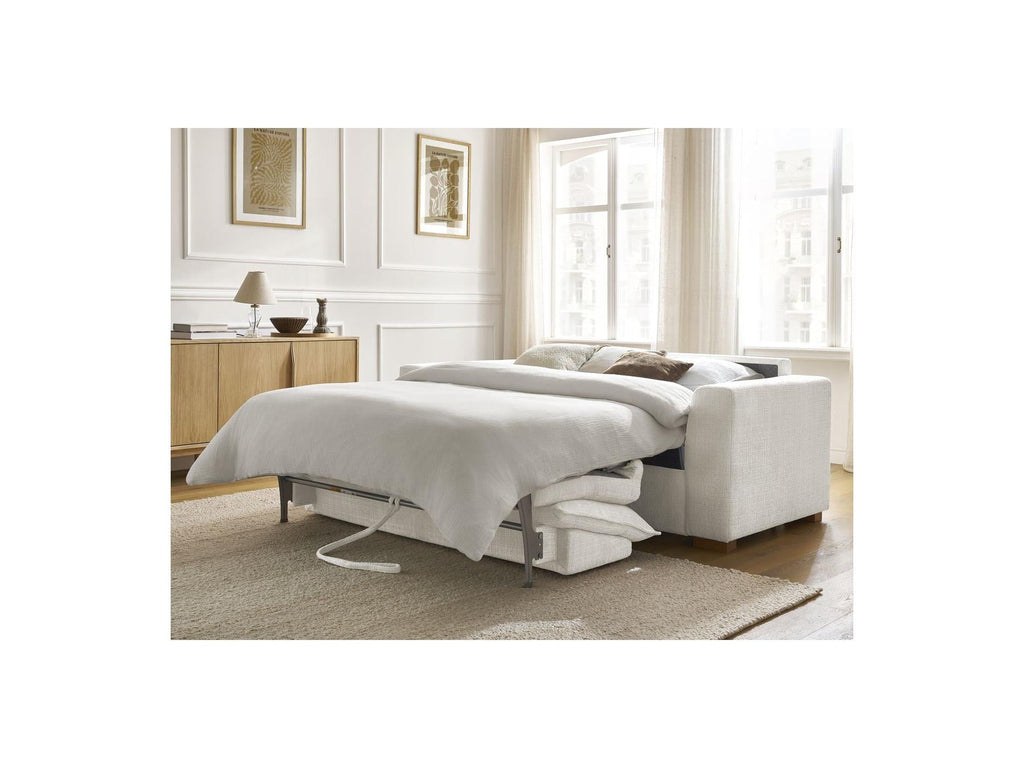 Augustin - Canapé Droit Convertible Ouverture Express - Tissu Texturé