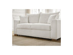 Augustin - Canapé Droit Convertible Ouverture Express - Tissu Texturé