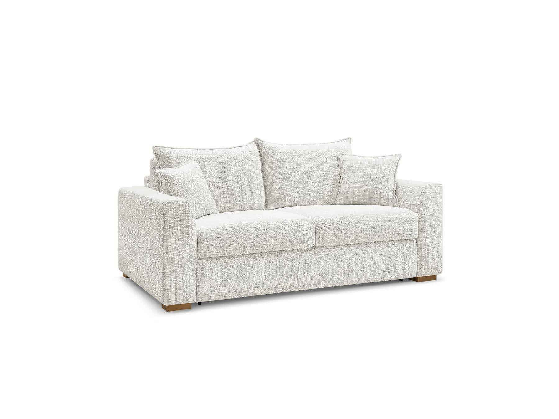 Augustin - Canapé Droit Convertible Ouverture Express - Tissu Texturé