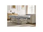 Augustin - Canapé Droit Convertible Ouverture Express - Tissu Texturé