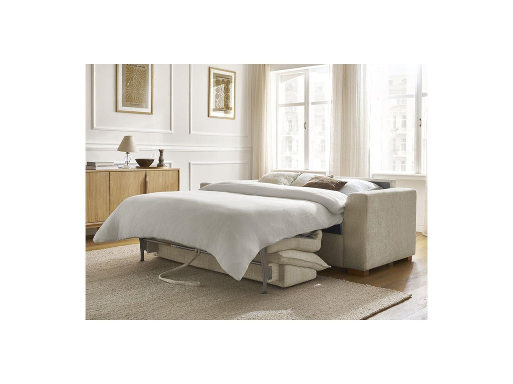 Augustin - Canapé Droit Convertible Ouverture Express - Tissu Texturé