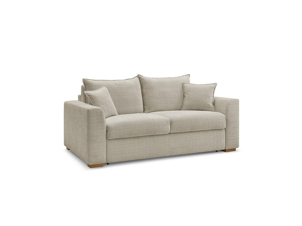 Augustin - Canapé Droit Convertible Ouverture Express - Tissu Texturé