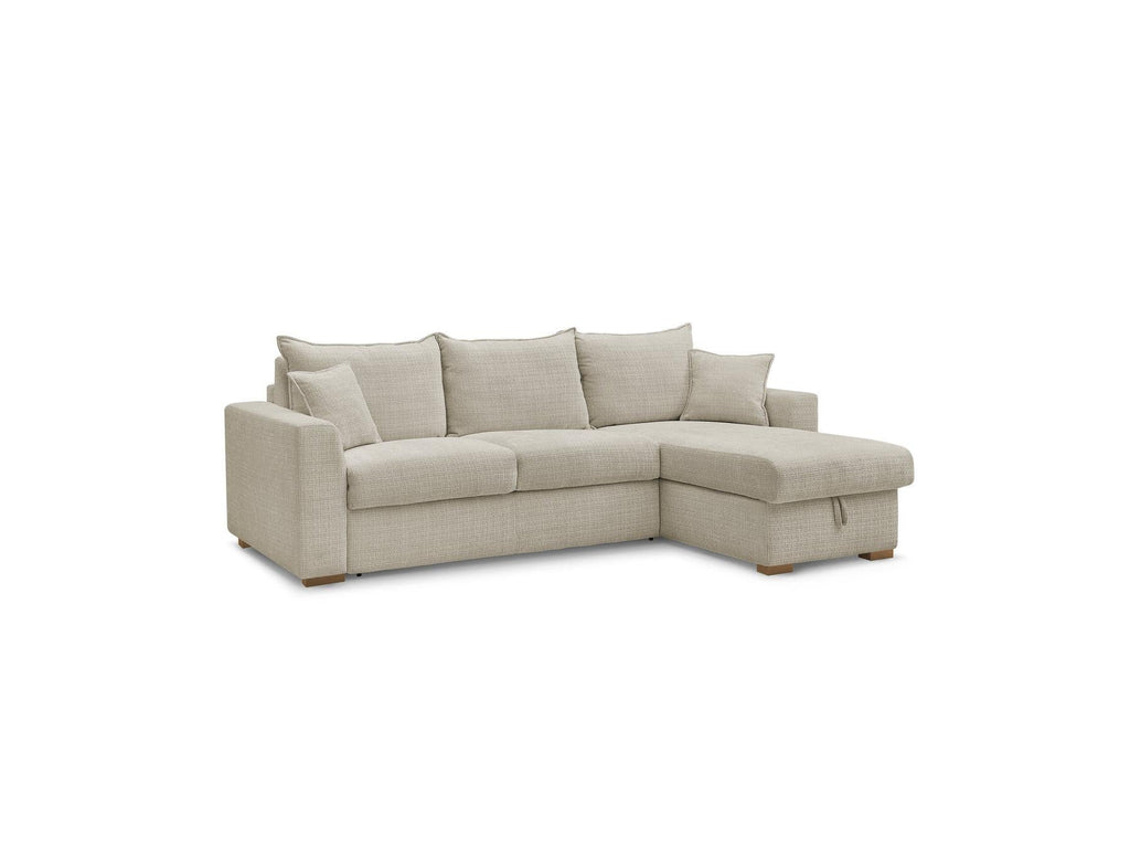 Augustin - Canapé D'Angle Réversible Convertible - Tissu Texturé