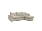 Augustin - Canapé D'Angle Réversible Convertible - Tissu Texturé