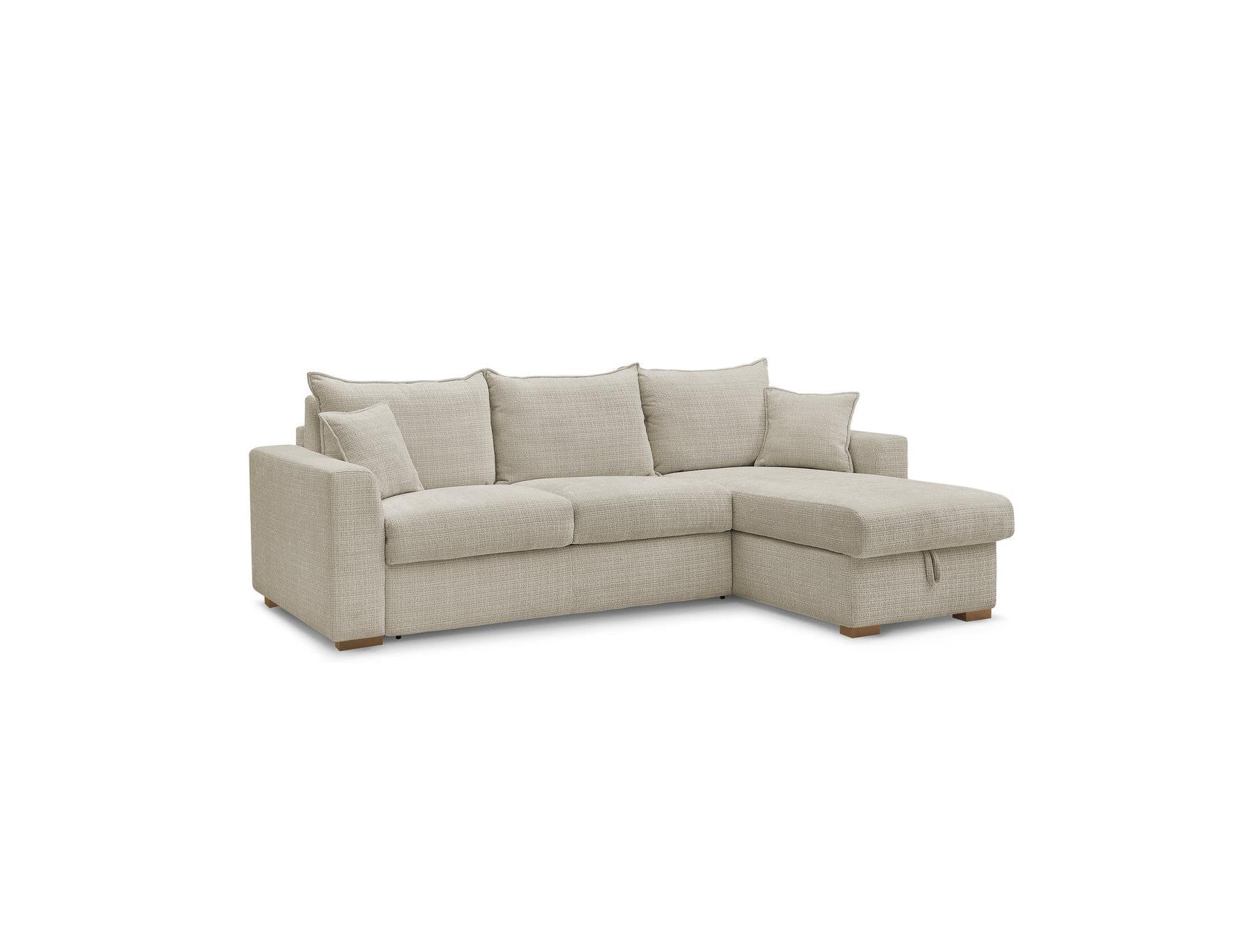 Augustin - Canapé D'Angle Réversible Convertible - Tissu Texturé