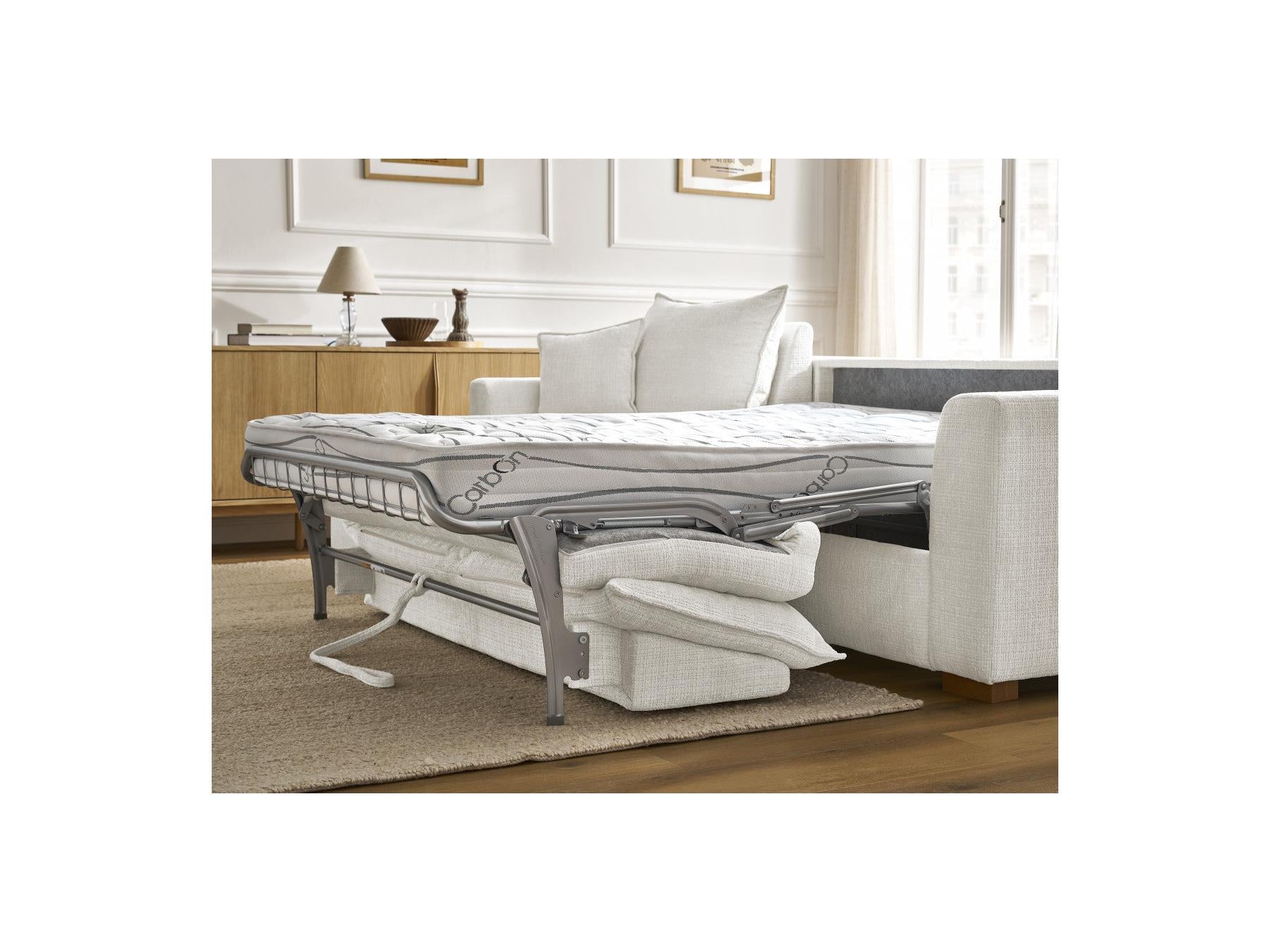 Augustin - Canapé D'Angle Réversible Convertible - Tissu Texturé