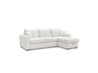 Augustin - Canapé D'Angle Réversible Convertible - Tissu Texturé