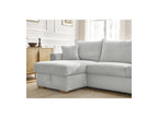 Augustin - Canapé D'Angle Réversible Convertible - Tissu Texturé