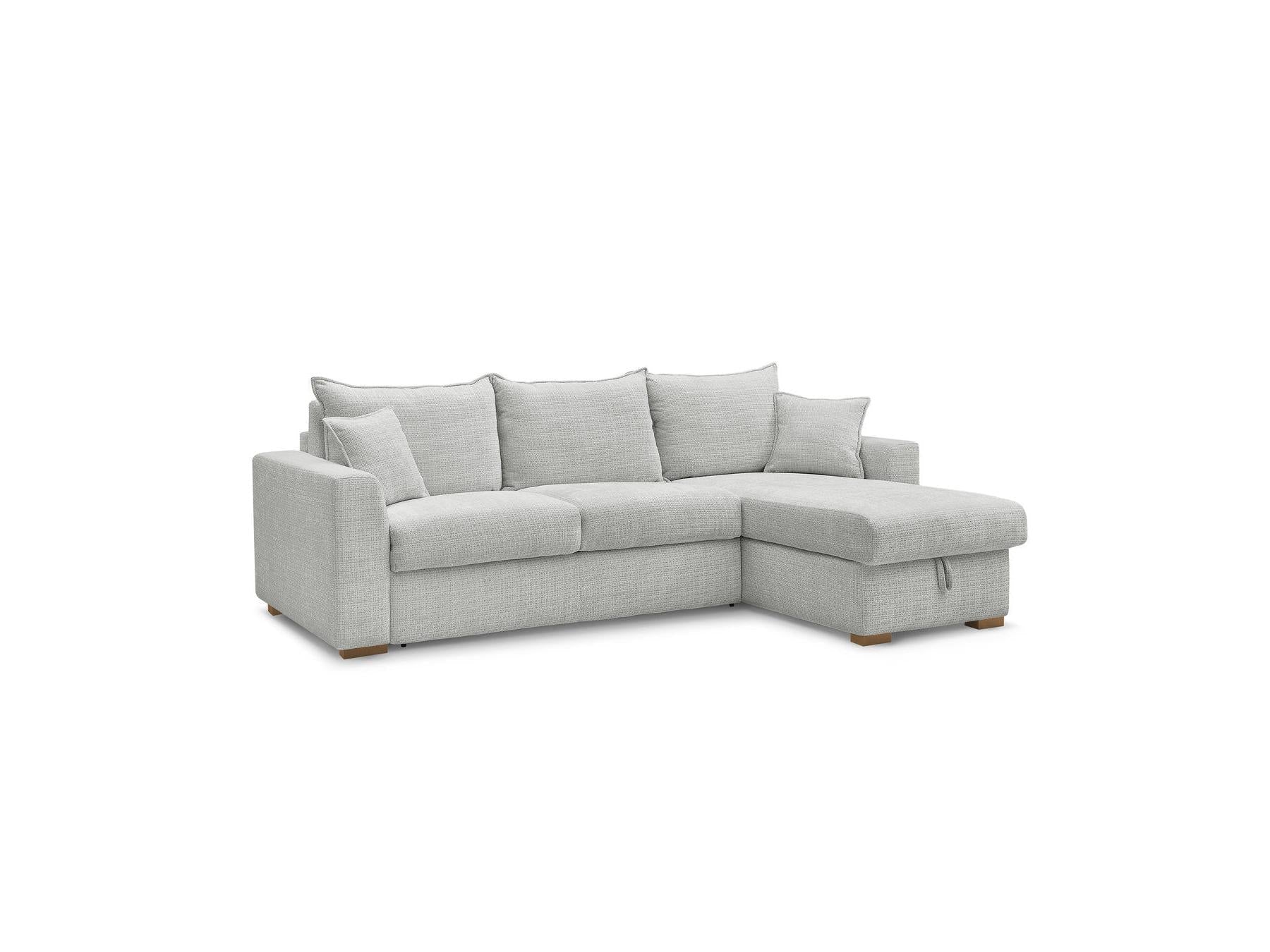 Augustin - Canapé D'Angle Réversible Convertible - Tissu Texturé