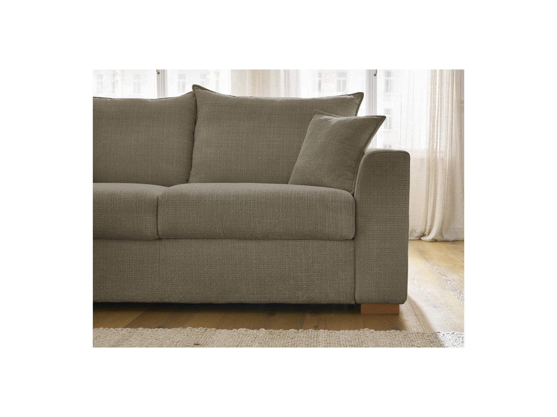 Augustin - Canapé D'Angle Réversible Convertible - Tissu Texturé