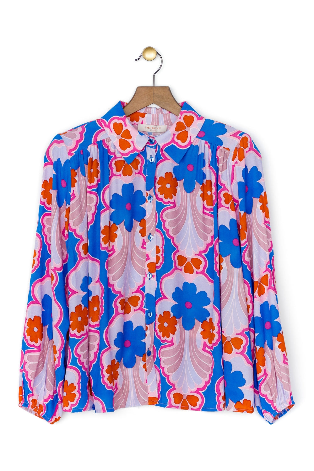 La Chemise Jill Blue Flower