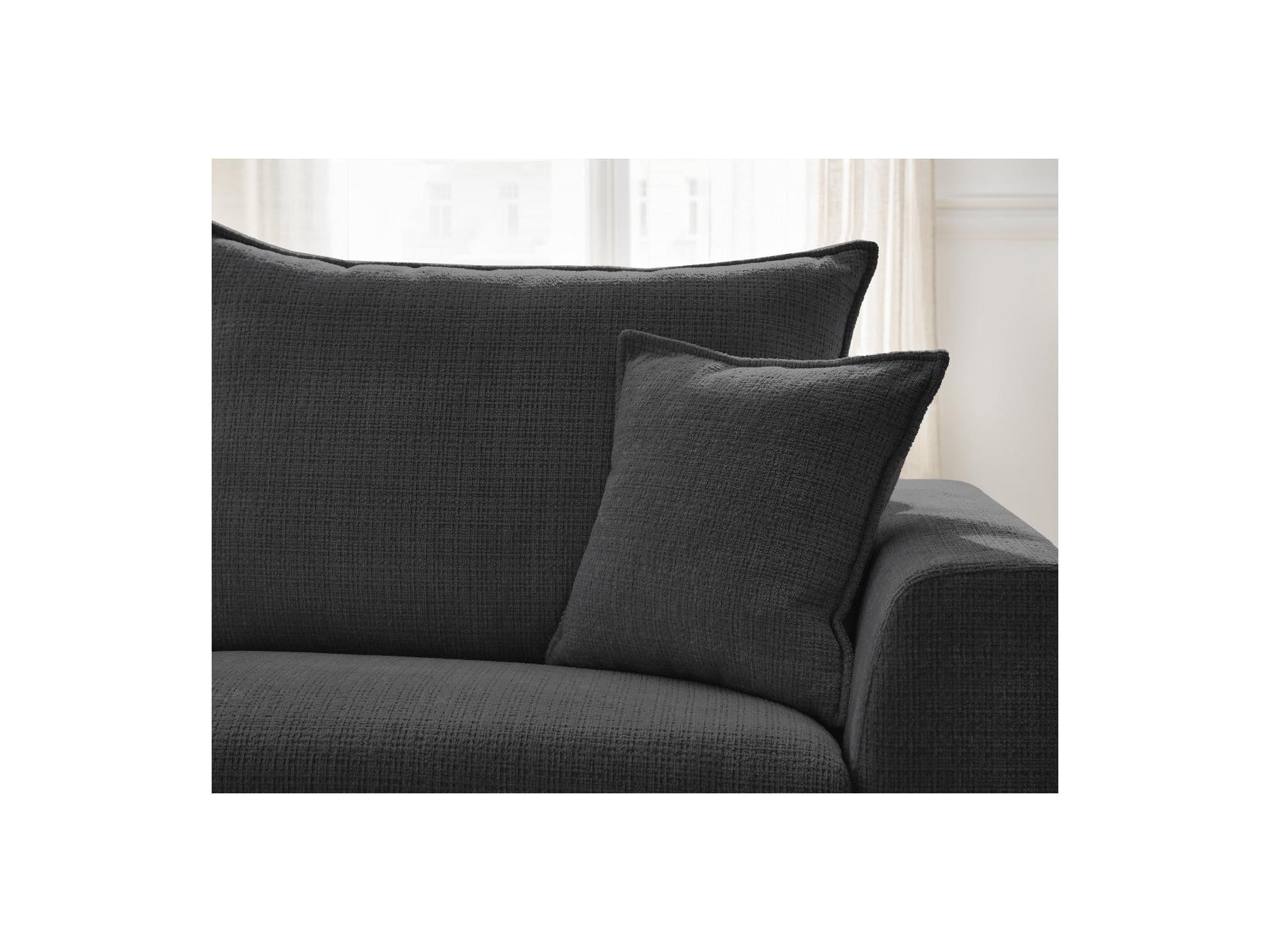 Augustin - Canapé D'Angle Réversible Convertible - Tissu Texturé