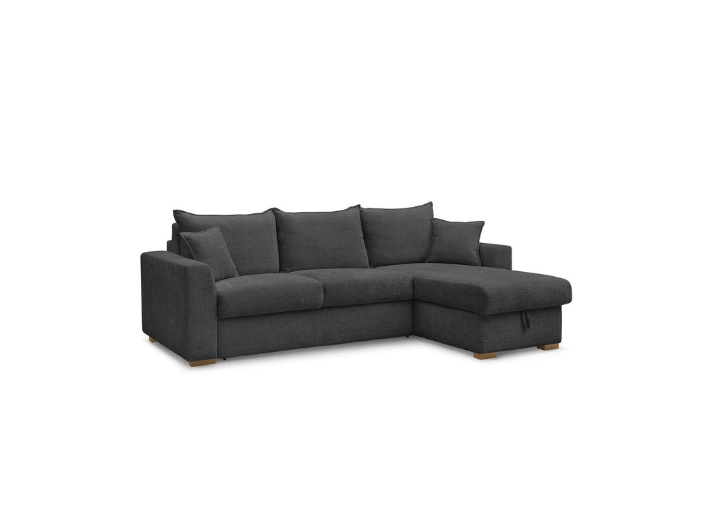 Augustin - Canapé D'Angle Réversible Convertible - Tissu Texturé