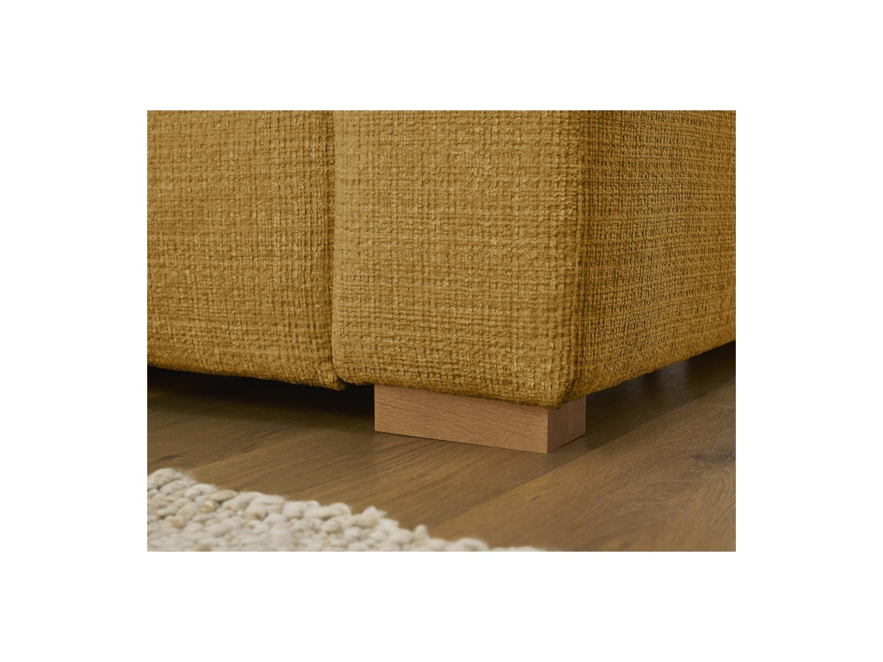 Augustin - Canapé D'Angle Réversible Convertible - Tissu Texturé