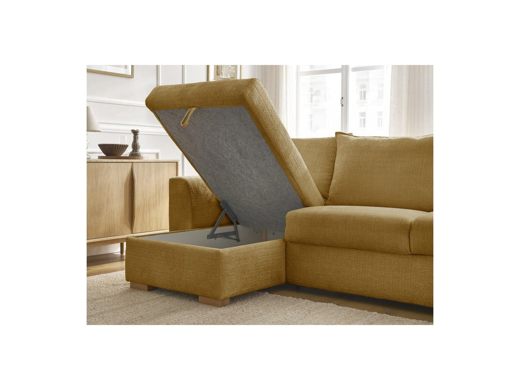 Augustin - Canapé D'Angle Réversible Convertible - Tissu Texturé