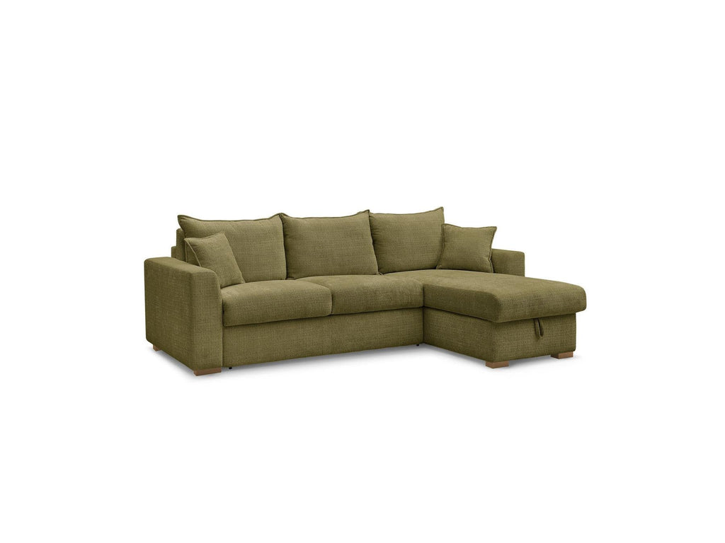 Augustin - Canapé D'Angle Réversible Convertible - Tissu Texturé