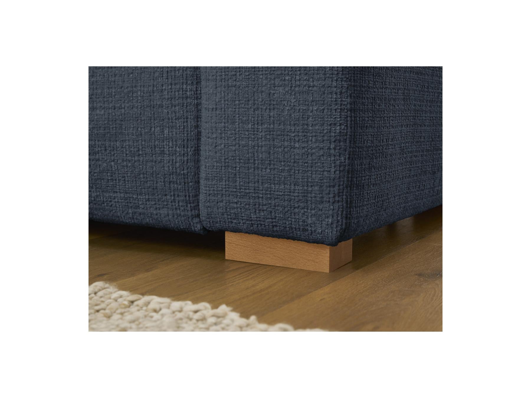 Augustin - Canapé D'Angle Réversible Convertible - Tissu Texturé