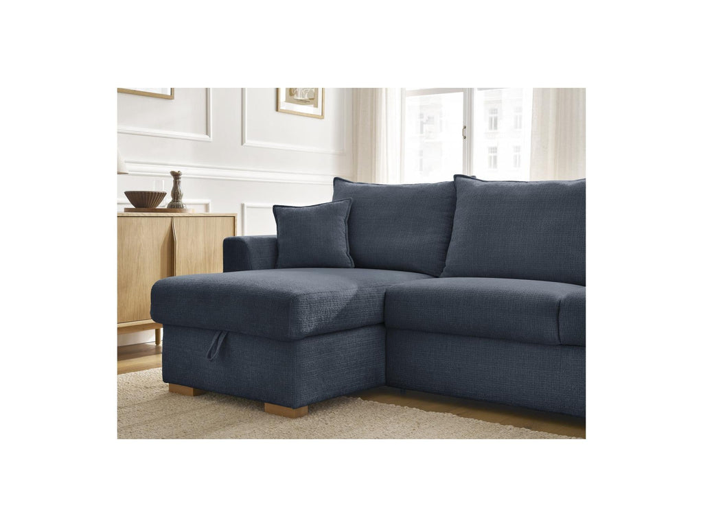 Augustin - Canapé D'Angle Réversible Convertible - Tissu Texturé