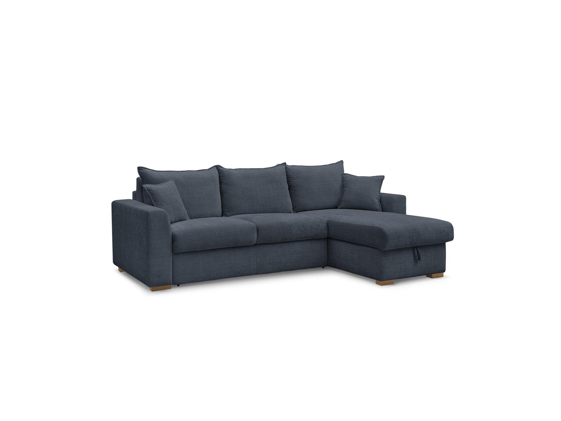 Augustin - Canapé D'Angle Réversible Convertible - Tissu Texturé