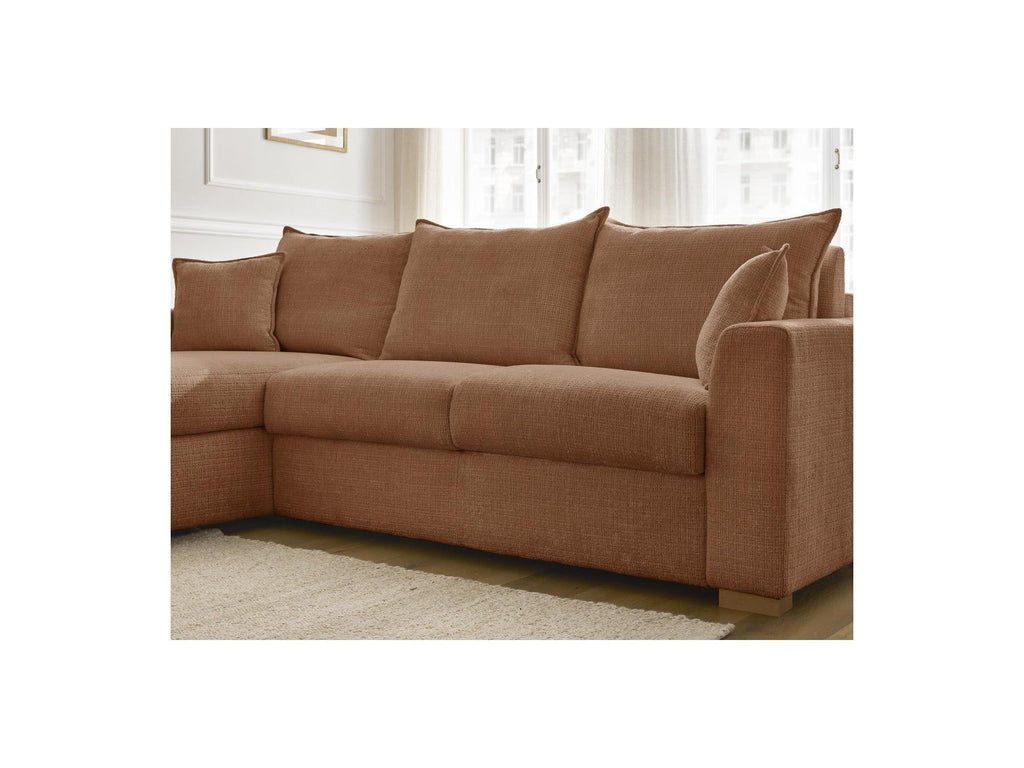 Augustin - Canapé D'Angle Réversible Convertible - Tissu Texturé