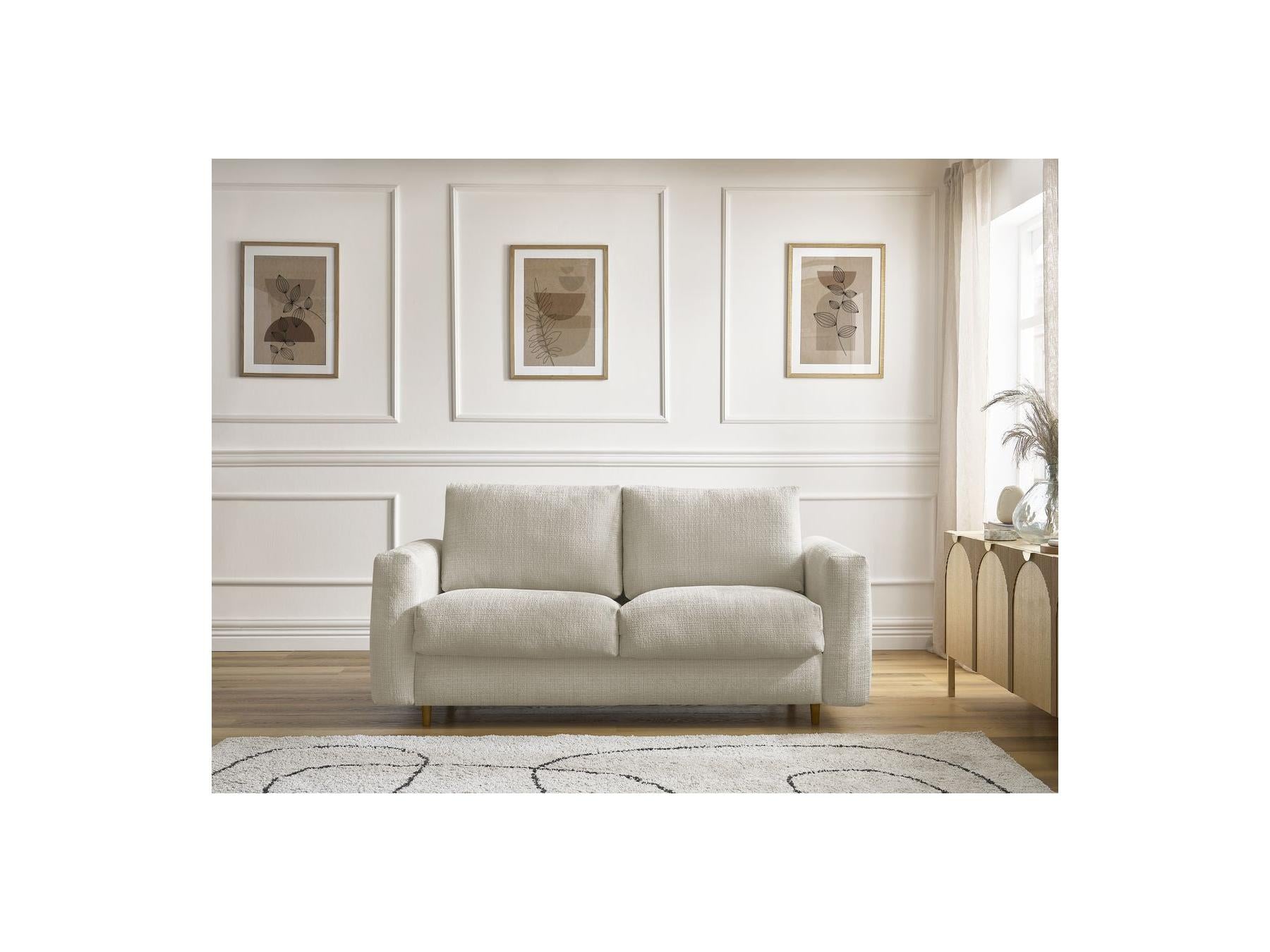 Cocoone - Canapé Droit Convertible - Nouveau Cocoone - Tissu Texturé