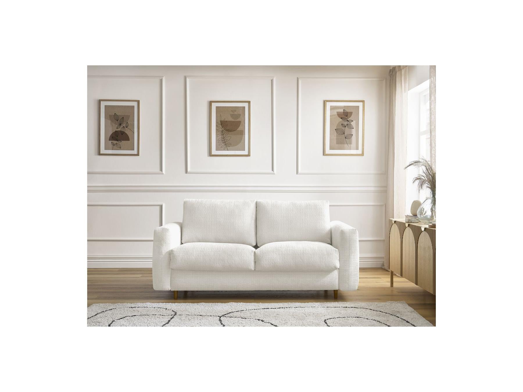 Cocoone - Canapé Droit Convertible - Nouveau Cocoone - Tissu Texturé