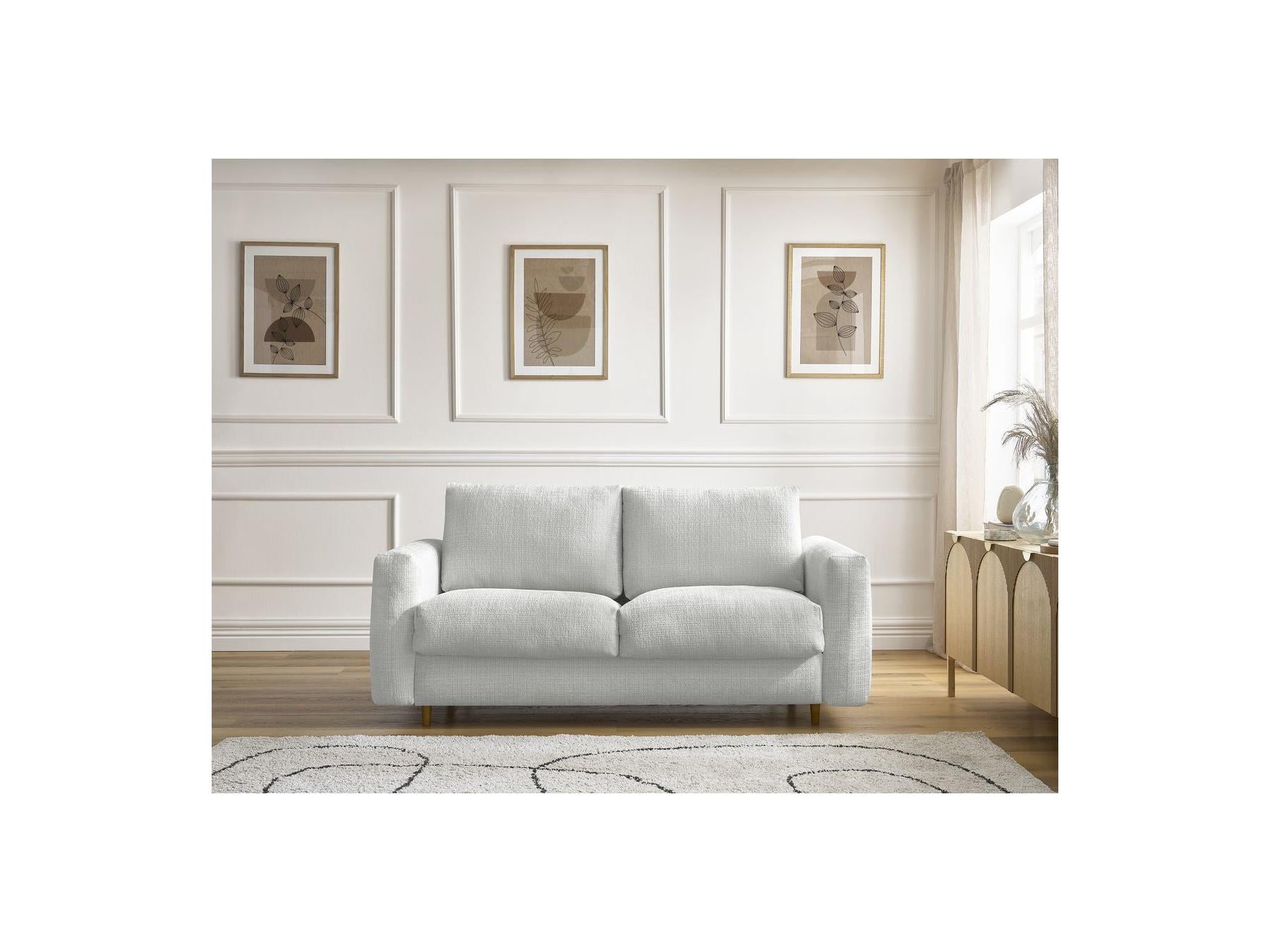 Cocoone - Canapé Droit Convertible - Nouveau Cocoone - Tissu Texturé
