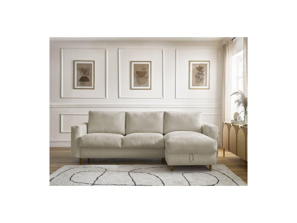 Cocoone - Canapé D'Angle Réversible Convertible - Nouveau Cocoone - Tissu Texturé