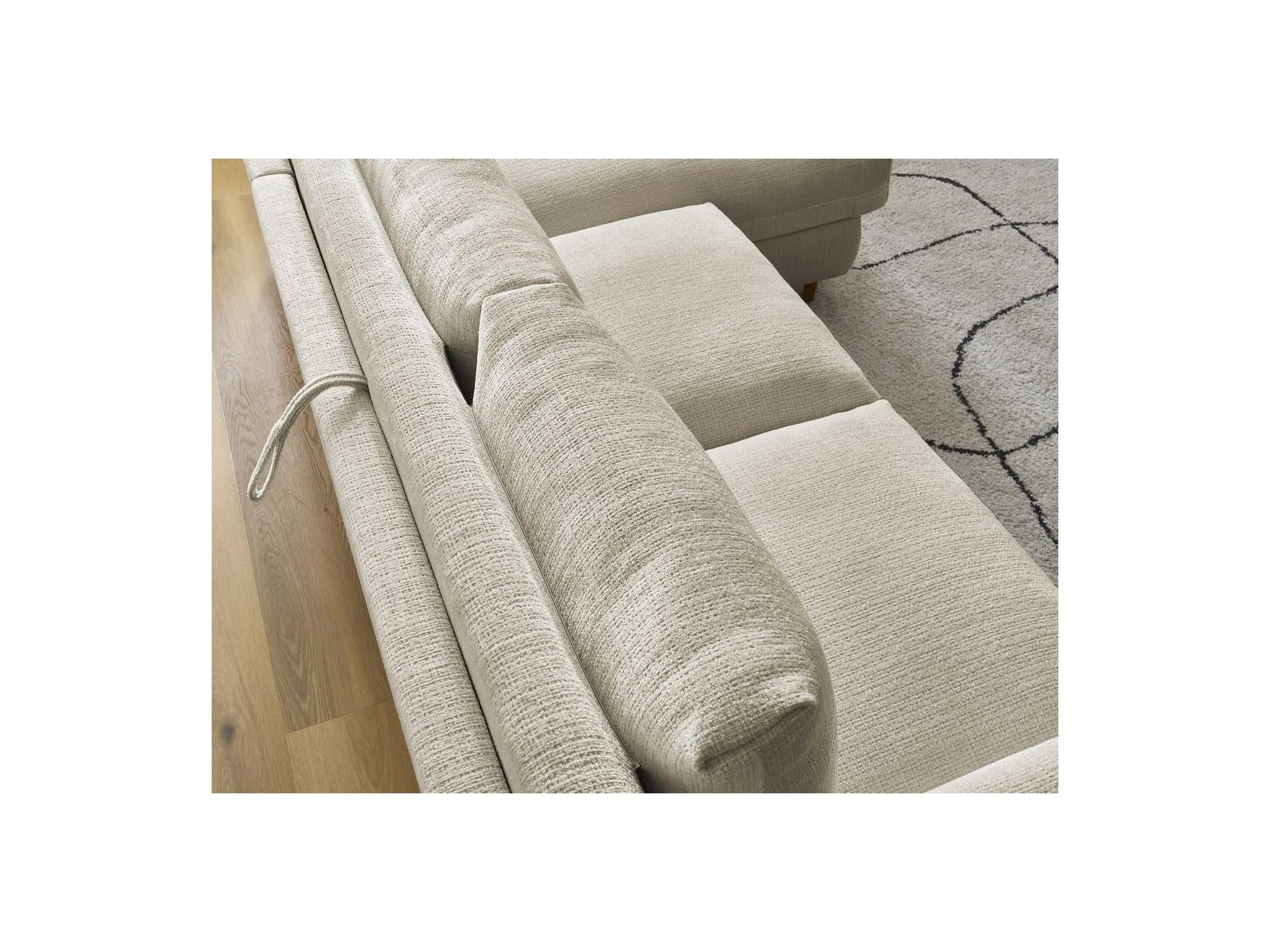 Cocoone - Canapé D'Angle Réversible Convertible - Nouveau Cocoone - Tissu Texturé