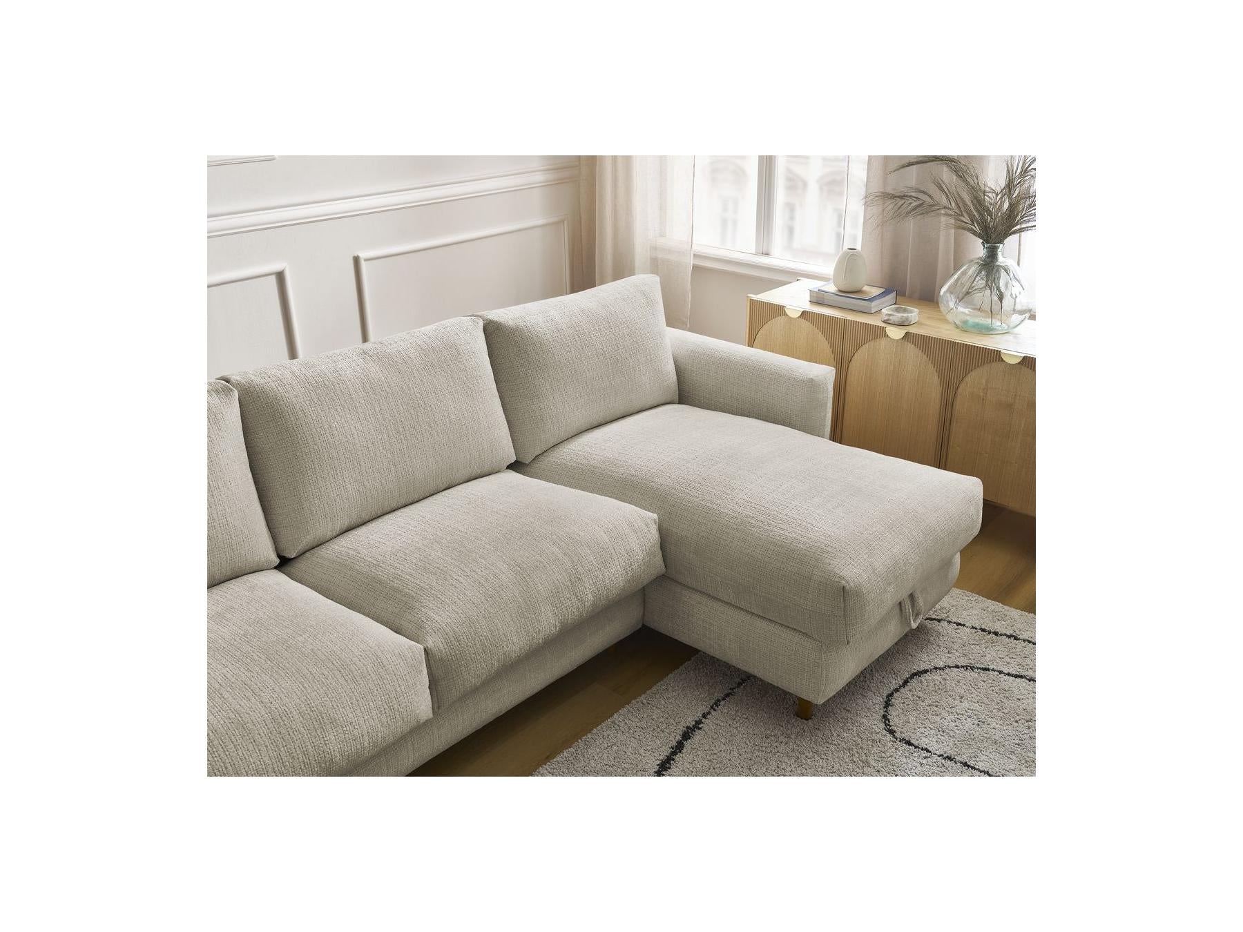 Cocoone - Canapé D'Angle Réversible Convertible - Nouveau Cocoone - Tissu Texturé