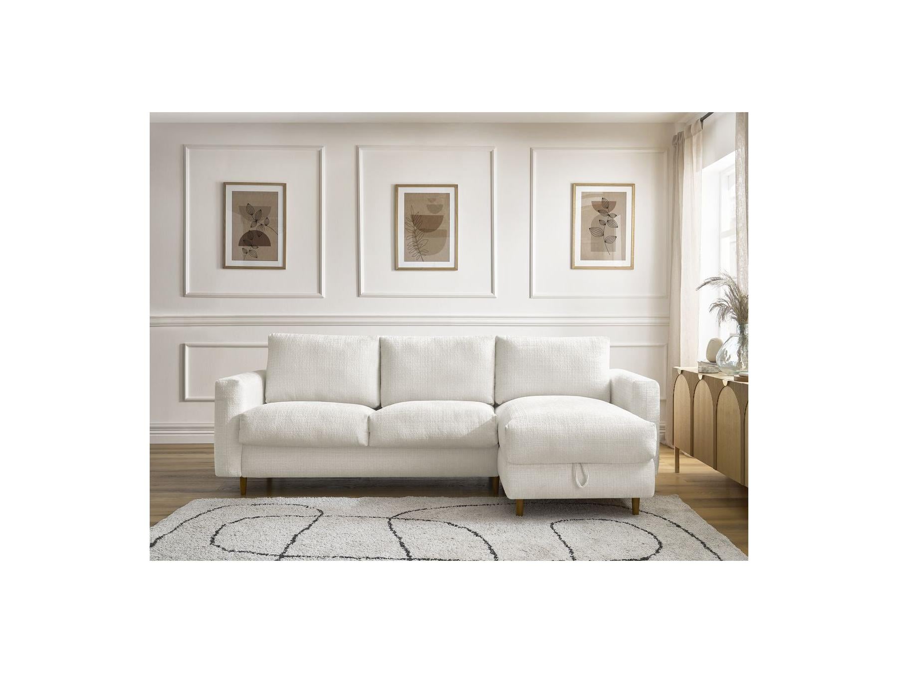 Cocoone - Canapé D'Angle Réversible Convertible - Nouveau Cocoone - Tissu Texturé