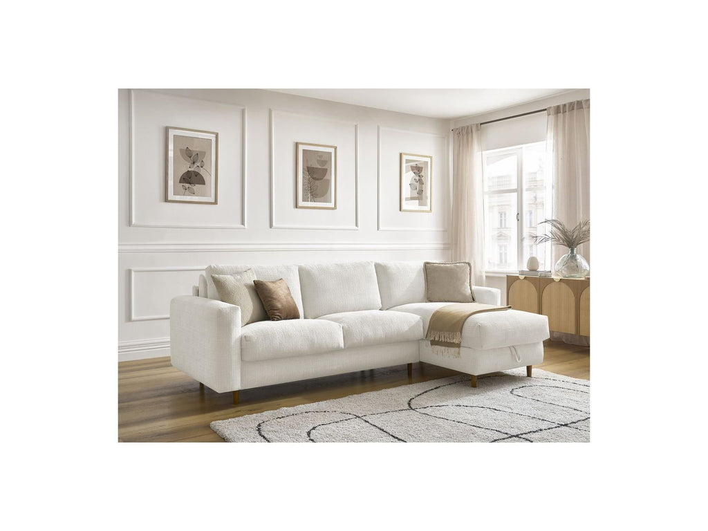 Cocoone - Canapé D'Angle Réversible Convertible - Nouveau Cocoone - Tissu Texturé